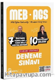 MEB-AGS Eğitimin Temelleri ve Türk Milli Eğitim Sistemi ve Mevzuat Bilgisi 17 Deneme Çözümlü 