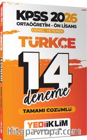 2026 KPSS Ortaöğretim Ön Lisans Genel Yetenek Türkçe Tamamı Çözümlü 14 Deneme