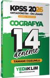 2026 KPSS Ortaöğretim Ön Lisans Genel Kültür Coğrafya Tamamı Çözümlü 14 Deneme