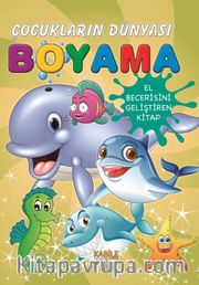 Çocukların Dünyası Boyama Kitabı 9 / Deniz Canlıları