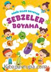 Minik Eller Boyuyor – Sebzeler Boyama Kitabı (Örnek Resimli)