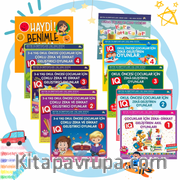 3-4-5-6-7 Yaş ve Üzeri Çocuklar İçin Zeka ve Dikkat Geliştiren Rengarenk Akıl Oyunları (10 Kitap)