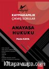 İmtiyaz Kaymakamlık Çıkmış Sorular Anayasa Hukuku
