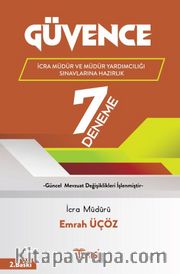 Güvence İcra Müdürlüğü ve Müdür Yardımcılığı Sınavlarına Hazırlık 7 Deneme