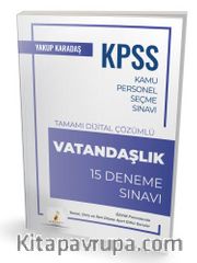2025 KPSS Vatandaşlık Tamamı Dijital Çözümlü 15 Deneme Sınavı