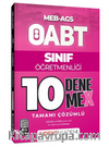 ÖABT MEB-AGS Sınıf Öğretmenliği 10 DenemeX Çözümlü