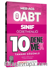 ÖABT MEB-AGS Sınıf Öğretmenliği 10 DenemeX Çözümlü