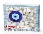 Nazar Boncuğu ve Taşlar Ahşap Puzzle 2000 Parça (OB51-MM)