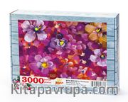 Mor Menekşeler (Sürpriz Parçalı) Ahşap Puzzle 3000 Parça (BC75-SP-MMM)