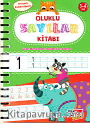 Sayıları Yazmayı Kolayca Öğreten Kitap <br /> Sihirli Uçan Kalemli Oluklu (kabartmalı) Sayılar Kitabı