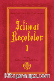 İctimai Reçeteler I - Risalei Nur Külliyatından (Büyük Boy, Termo Cilt)