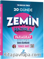 Türkçe Saati 20 Günde Zemin Hazırla Paragraf Anlam Bilgisi Soru Bankası