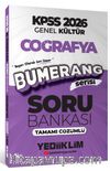 2026 KPSS Genel Kültür Bumerang Coğrafya Tamamı Çözümlü Soru Bankası
