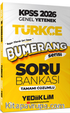 2026 KPSS Genel Yetenek Bumerang Türkçe Tamamı Çözümlü Soru Bankası