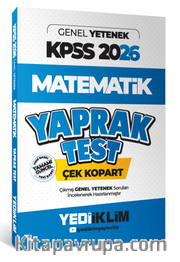 2026 KPSS Genel Yetenek Matematik Çek Kopart Yaprak Test