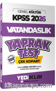 2026 KPSS Genel Kültür Vatandaşlık Çek Kopart Yaprak Test