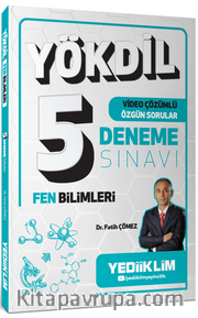 YÖKDİL Fen Bilimleri Tamamı Video Çözümlü 5 Deneme
