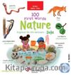 100 First Words Nature İki Dilli Çocuk Kitapları (İngilizce-Türkçe)