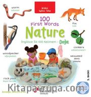100 First Words Nature İki Dilli Çocuk Kitapları (İngilizce-Türkçe)