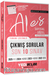 ALES Master Serisi Sayısal Sözel Yetenek Tamamı Çözümlü Son 10 Sınav Çıkmış Sorular (6 Temmuz 2025 Ales-2 Ekli)