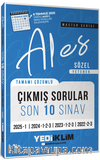 ALES Master Serisi Sözel Yetenek Tamamı Çözümlü Son 10 Sınav Çıkmış Sorular 6 Temmuz 2025 Ales-2 Ekli)
