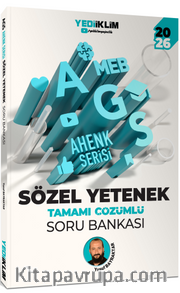 2026 MEB AGS Ahenk Serisi Sözel Yetenek Tamamı Çözümlü Soru Bankası