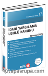 İdari Yargılama Usulü Kanunu Cep (Temmuz 2025)