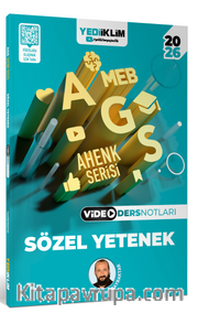 2026 MEB AGS Ahenk Serisi Sözel Yetenek Video Ders Notları