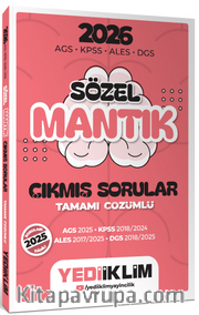 2026 AGS KPSS ALES DGS Sözel Mantık Tamamı Çözümlü Çıkmış Sorular