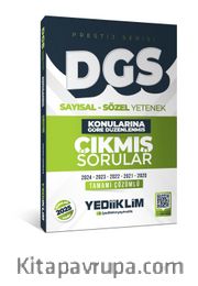 2026 DGS Prestij Serisi Sayısal Sözel Yetenek Konularına Göre Düzenlenmiş Tamamı Çözümlü Çıkmış Sorular