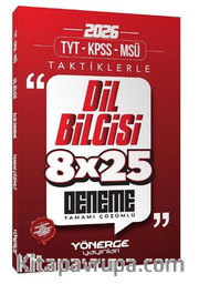 2026 TYT KPSS MSÜ Taktiklerle Dil Bilgisi 8x25 Deneme Çözümlü 