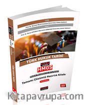HMGS Türk Hukuk Tarihi Tamamı Çözümlü Hazırlık Kitabı 
