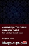 Gramatik Çözümlemenin Kuramsal Tarihi