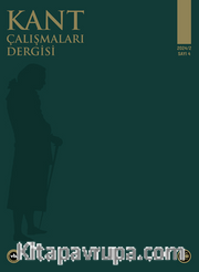 Kant Çalışmaları Dergisi Sayı 4