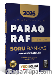 2026 Tüm Adaylar İçin Paragraf Premium Tamamı PDF Çözümlü Soru Bankası