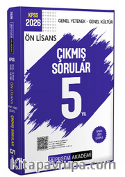 2026 KPSS Ön Lisans Genel Yetenek Genel Kültür Tamamı Video Çözümlü Çıkmış Sorular 5 Yıl