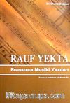 Rauf Yekta Fransızca Musiki Yazıları