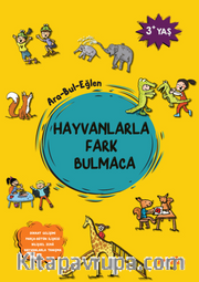 Hayvanlarla Fark Bulmaca / Ara-Bul-Eğlen