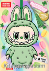 Labubu Clover Luck Çılgın Koleksiyon Çıkartmalı Boyama Kitabı