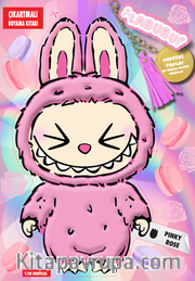 Labubu Pinky Rose Çılgın Koleksiyon Çıkartmalı Boyama Kitabı