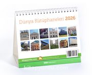 2026 Kitapyurdu Masa Takvimi (Dünya Kütüphaneleri)