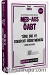 2026 MEB AGS ÖABT Türk Dili ve Edebiyatı Öğretmenliği Konu Anlatımlı