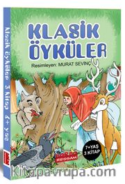 Klasik Öyküler (3 Kitap Set) 7+Yaş Renkli Resimli Okumayı Öğrendim Serisi