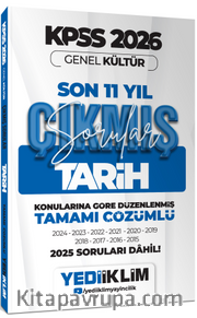 2026 KPSS Genel Kültür Tarih Konularına Göre Tamamı Çözümlü Son 11 Yıl Çıkmış Sorular