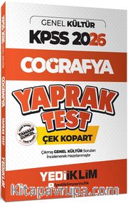 2026 KPSS Genel Kültür Coğrafya Çek Kopart Yaprak Test