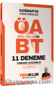 2026 MEB AGS ÖABT Coğrafya Öğretmenliği Tamamı Çözümlü 11 Deneme
