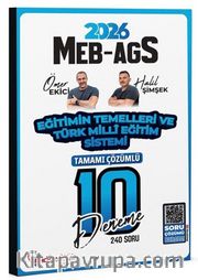 2026 MEB-AGS Eğitimin Temelleri ve Türk Milli Eğitim Sistemi 10 Deneme Çözümlü