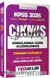 2026 KPSS Genel Yetenek Genel Kültür Konularına Göre Düzenlenmiş Tamamı Çözümlü Çıkmış Sorular