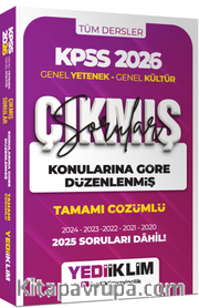 2026 KPSS Genel Yetenek Genel Kültür Konularına Göre Düzenlenmiş Tamamı Çözümlü Çıkmış Sorular