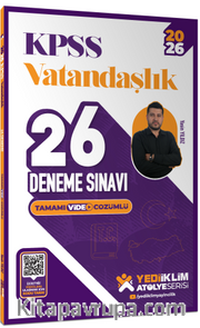 2026 KPSS Vatandaşlık Tamamı Video Çözümlü 26 Deneme Sınavı
